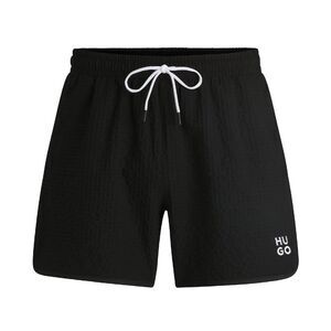 Hugo Mens Chaffle Swim Shorts / Black